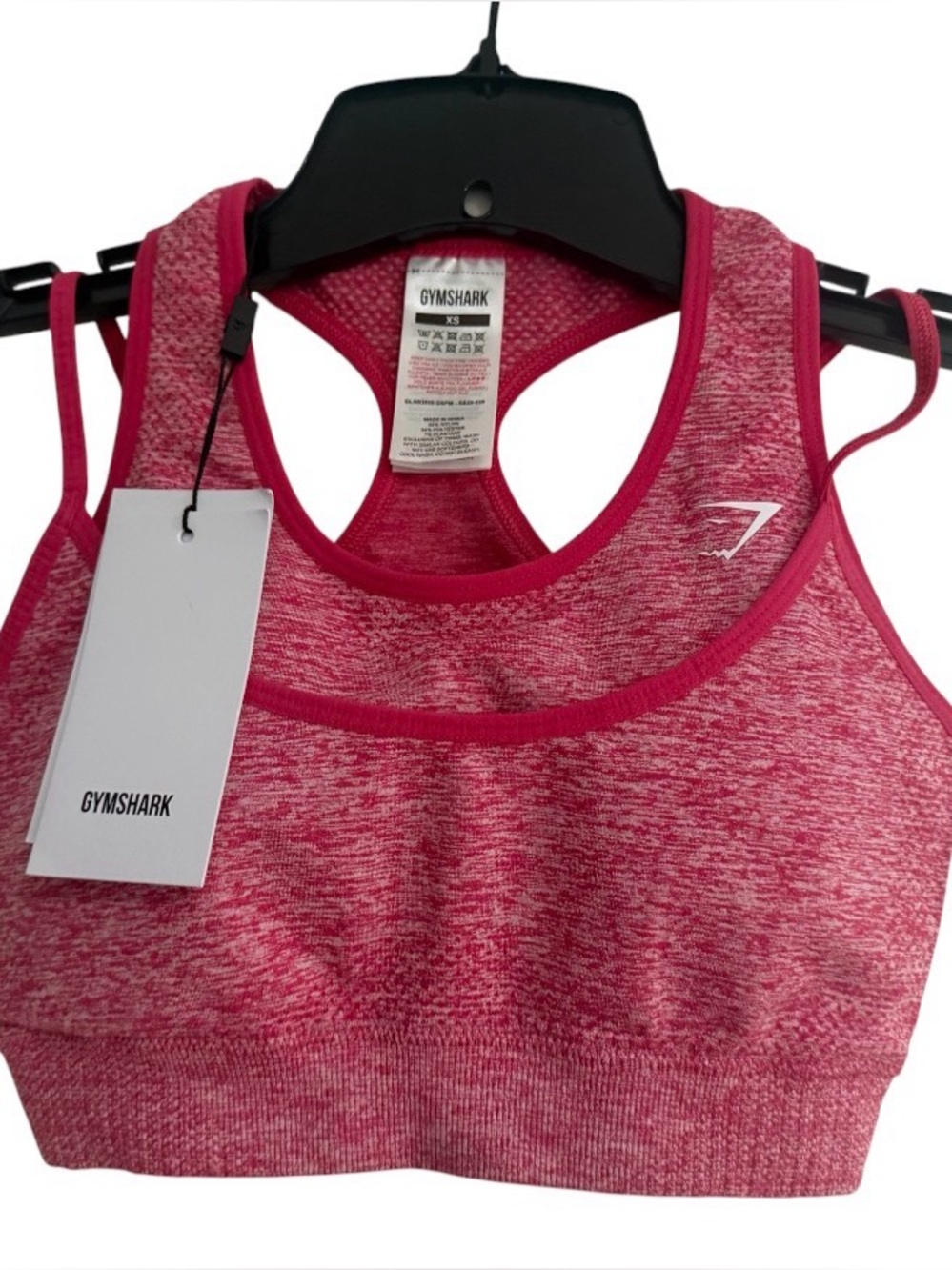 Gymshark Women's Sunset Pink Vital Boost Sports Bra Size XS NWT!